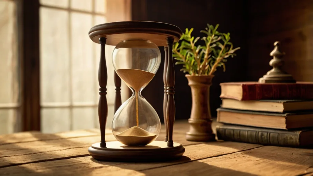 VESAYET NEDİR? VESAYET DAVASI 41 Default Create an image of a classic hourglass placed on a woo 2 LegaPro Hukuk VESAYET NEDİR? VESAYET DAVASI