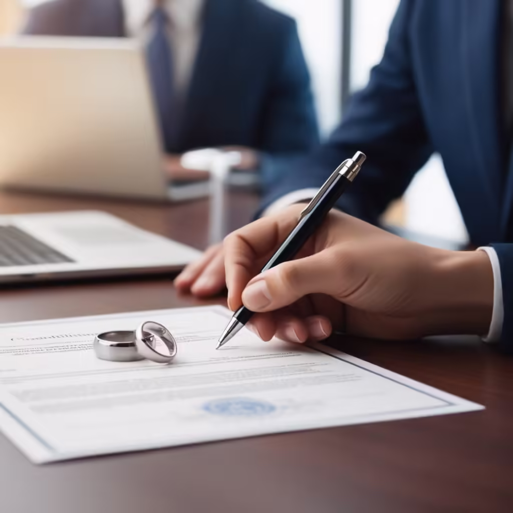 ANLAŞMALI BOŞANMA PROTOKOLÜ ÖRNEĞİ 1 Leonardo Phoenix Create an image of a person signing a documen 1 LegaPro Hukuk ANLAŞMALI BOŞANMA PROTOKOLÜ ÖRNEĞİ